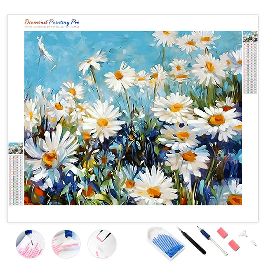 White Flower | Diamond Painting