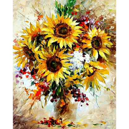 Bright Sunflower Vase | Diamond Painting