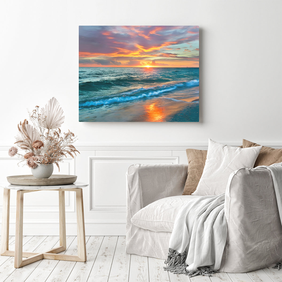 Sunset Over Ocean | Diamond Painting