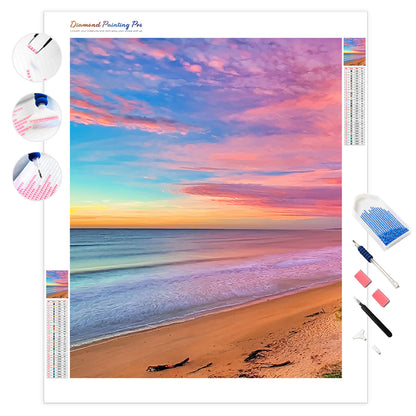 Colorful Beach Sky | Diamond Painting