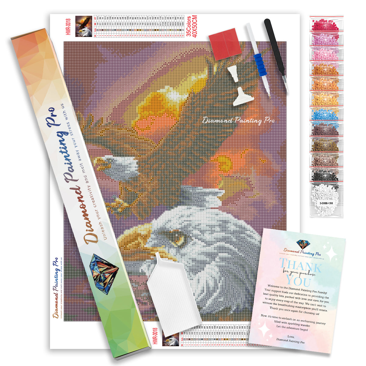 America The Beautiful Eagle | Diamond Painting