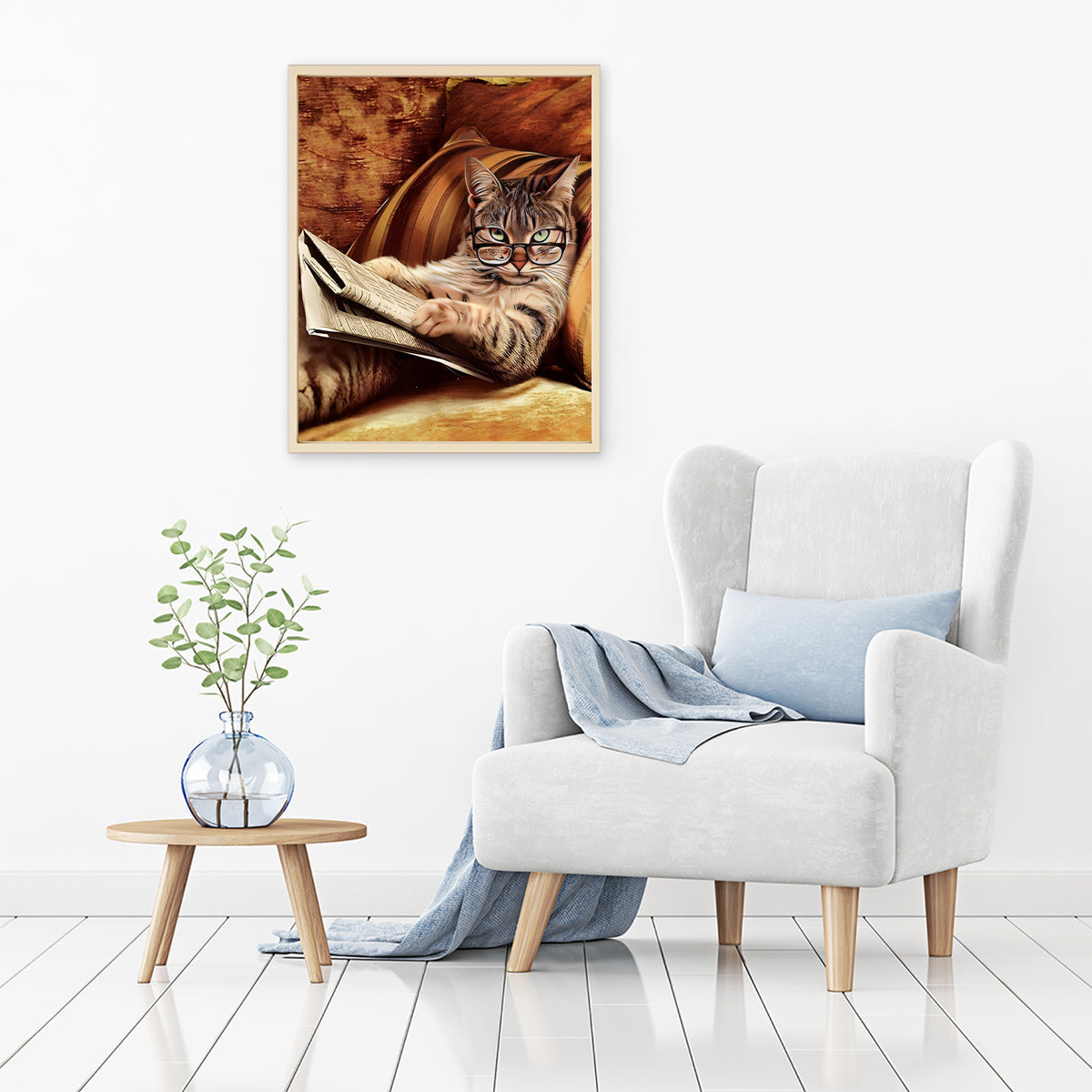 Cat Reading Times | Diamond Painting