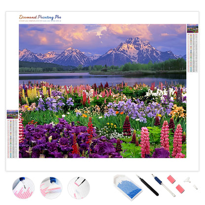 Picturesque Grand Teton | Diamond Painting