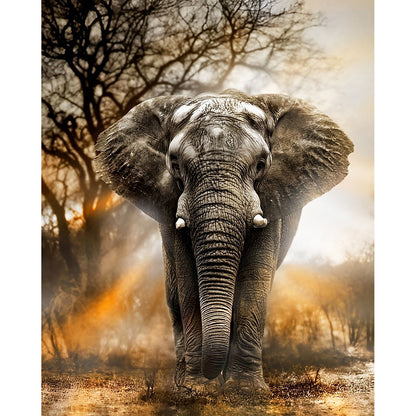 Illustrious Elephant | Diamond Painting