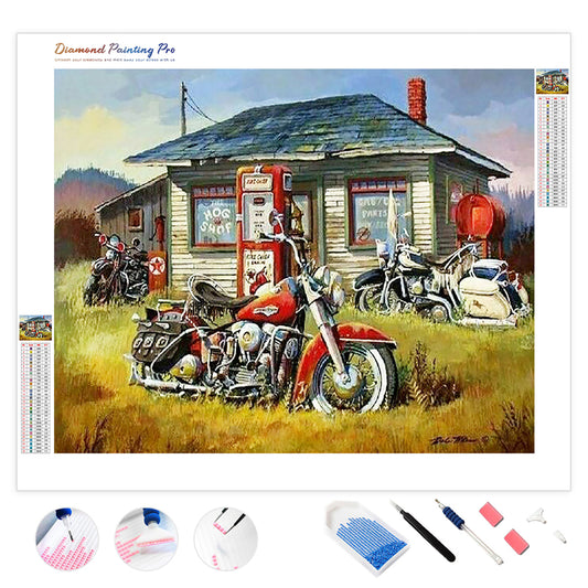 Harley Davidson Motorcycles | Diamond Painting