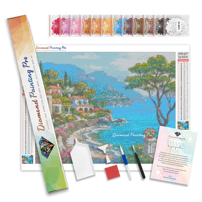 Mediterranean Seaside | Diamond Painting