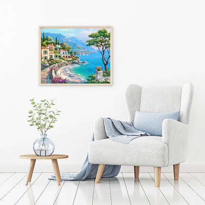 Mediterranean Seaside | Diamond Painting