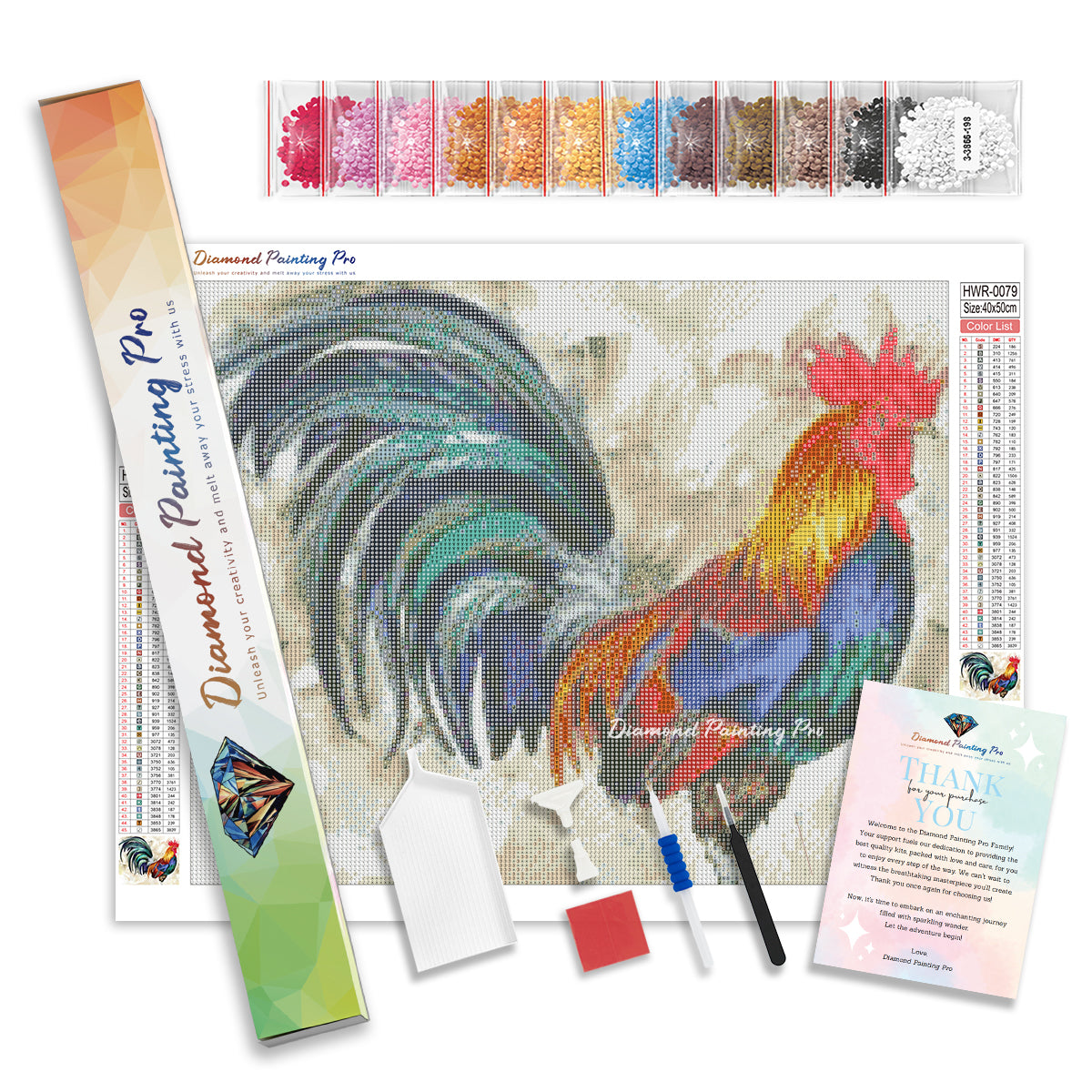 Rooster | Diamond Painting