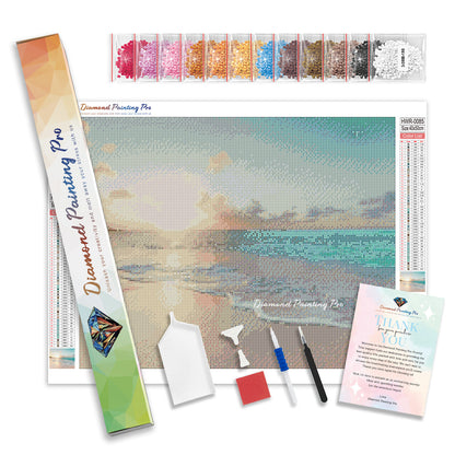 Sunrise at the Beach | Diamond Painting