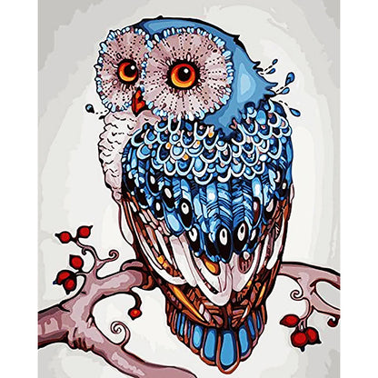 Berry Branch Mandela Owl | Diamond Painting