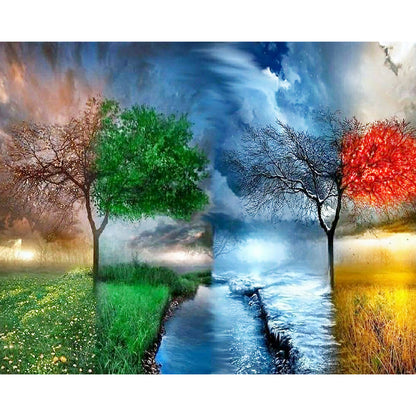 All Seasons in One | Diamond Painting