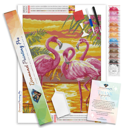 Flamingos | Diamond Painting