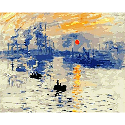 Impression Sunrise - Claude Monet | Diamond Painting